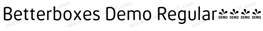 Betterboxes Demo Regular字体转换